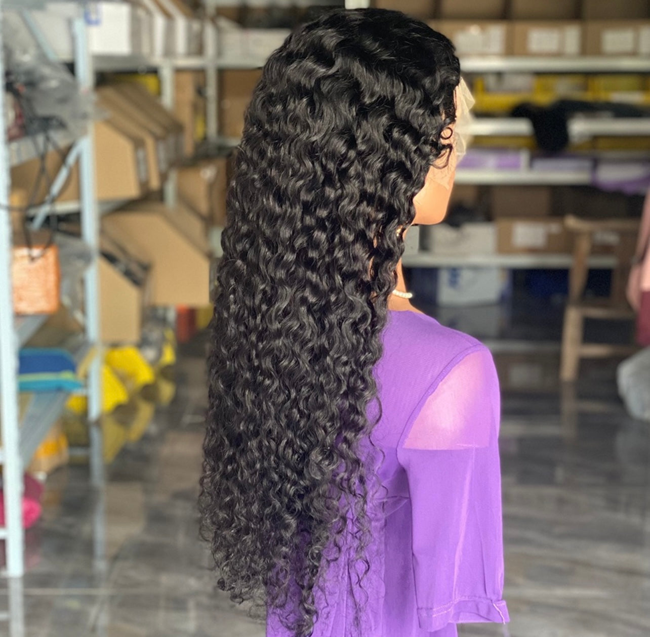 30” 13*4 Mongolian  Blend Curly