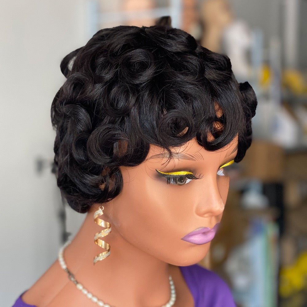 Burmese 4” Pixie  Wig