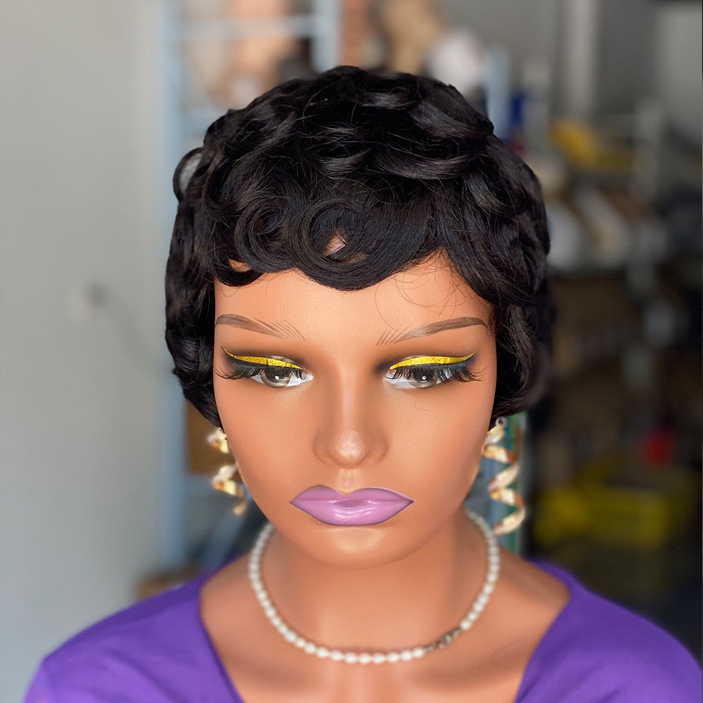 Burmese 4” Pixie  Wig