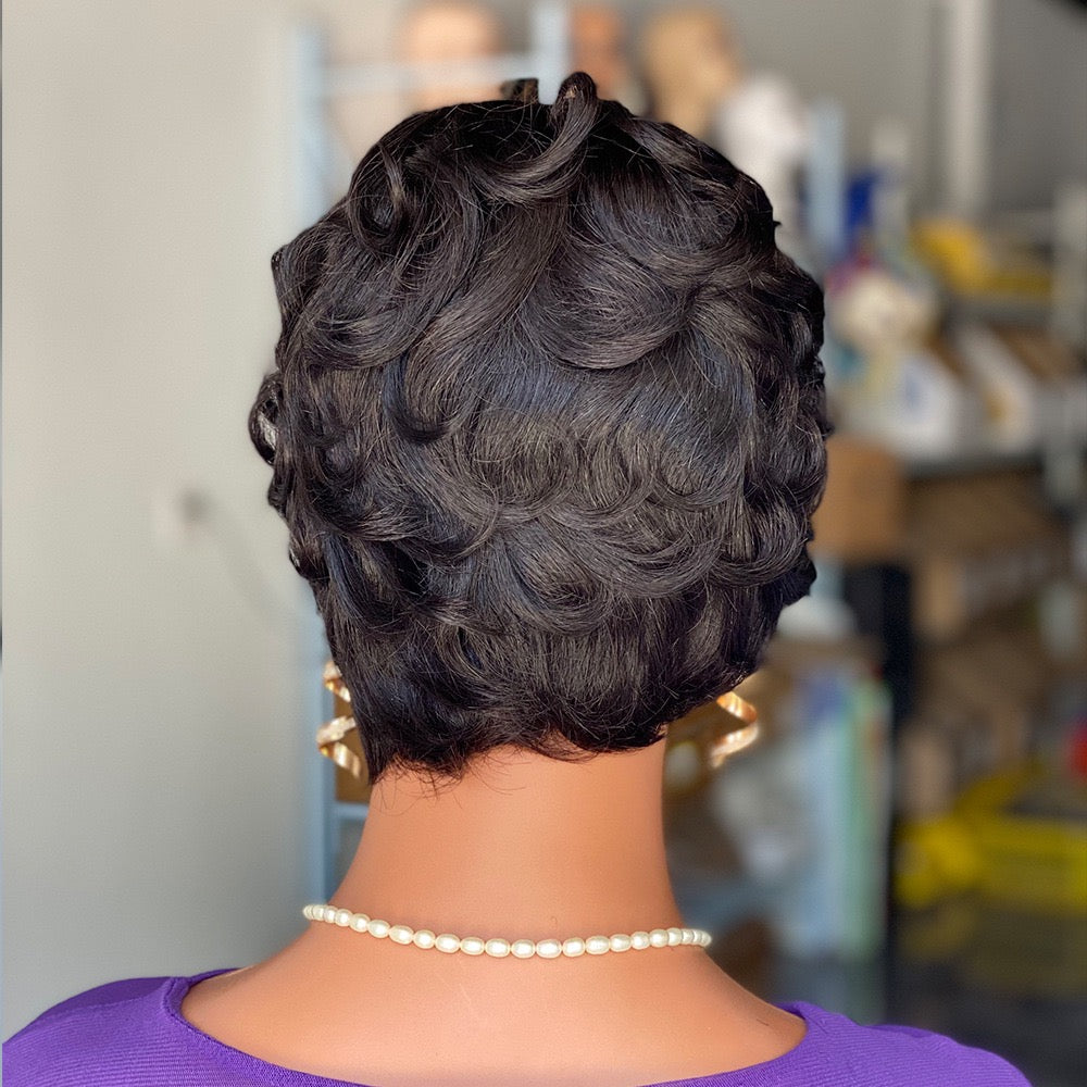 Burmese 4” Pixie  Wig