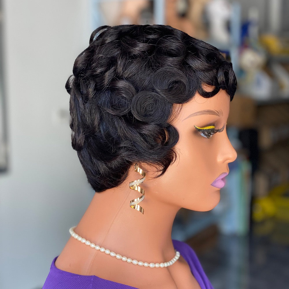 Burmese 4” Pixie  Wig